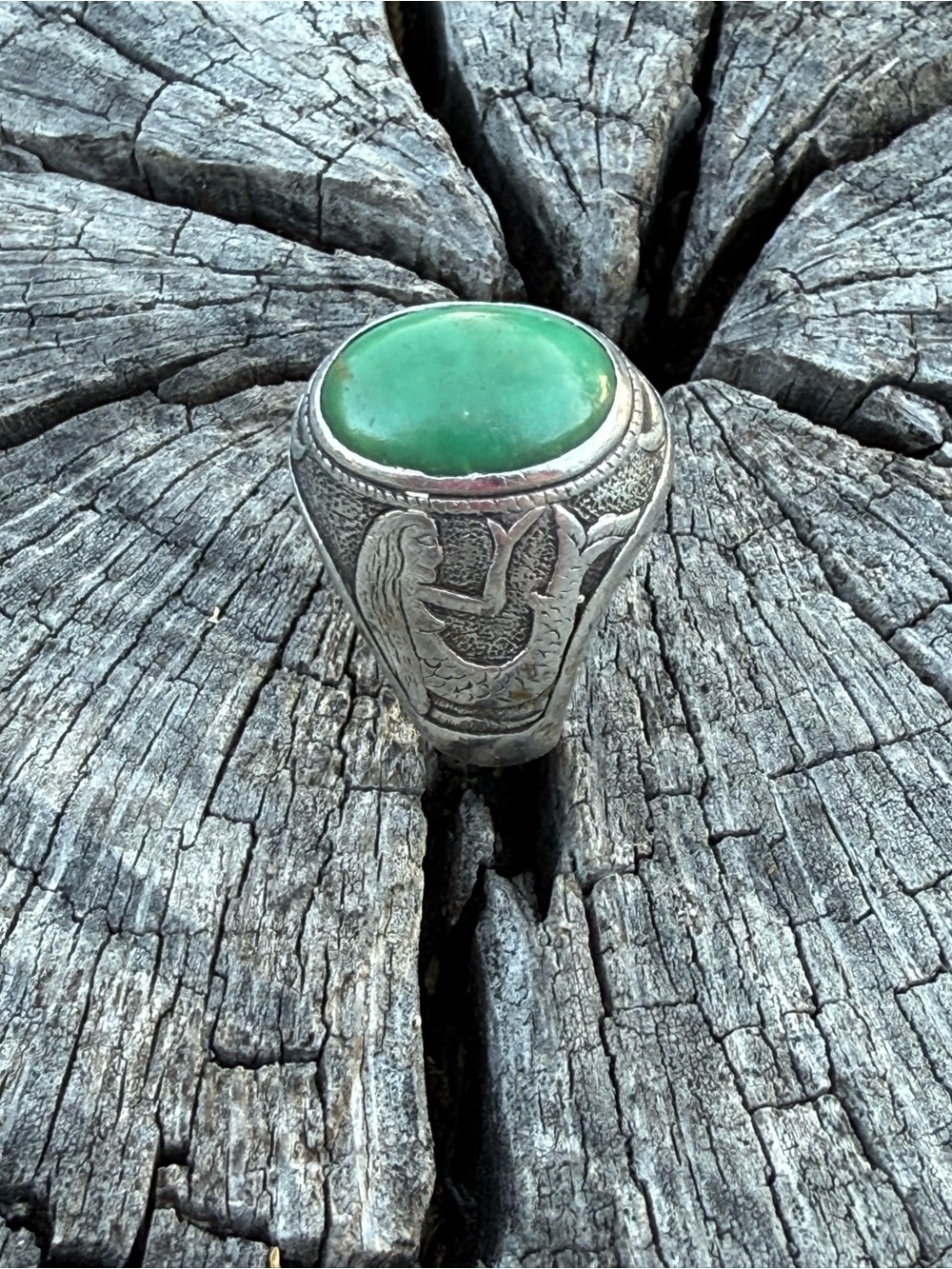 Sterling Silver Siren/Mermaid Ring - Picture 2 of 9